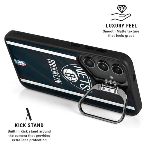 NBA Brooklyn Nets Jersey Galaxy S24 Plus Kickstand Case